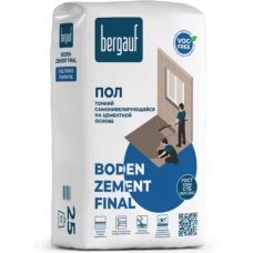 Bergauf Boden Zement Final тонкий самовыравнивающийся пол на цементной основе, 25 кг