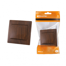 Выключатель 1 кл. с подсветкой 10А "ЭКО" (бук) "Таймыр"