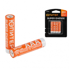 Батарейка AAA LR03 1,5V alkaline 4шт. ЮПИТЕР