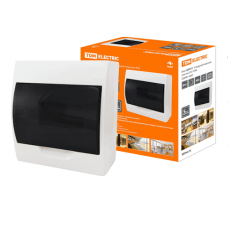 Бокс TDM ЩРН-П-8 модулей навесной пластик