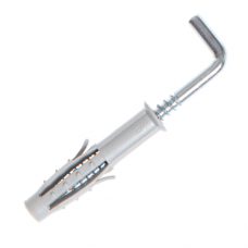 Дюбель с Г-образным крючком 8х40 мм (4 шт в зип-локе) STARFIX