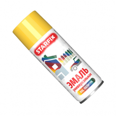 Краска-эмаль аэроз. универс. желтый 1018 STARFIX 520 мл