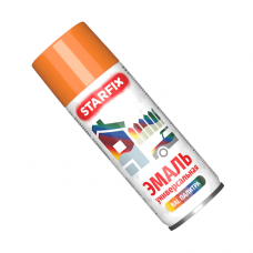 Краска-эмаль аэроз. универс. оранжевый 2004 STARFIX 520 мл