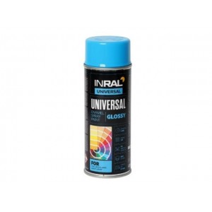 Эмаль аэрозольная универсальная голубой светлый 5012 30 INRAL Universal Enamel 400 мл