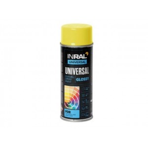 Эмаль аэрозольная универсальная желтый 1018 39 INRAL Universal Enamel 400 мл