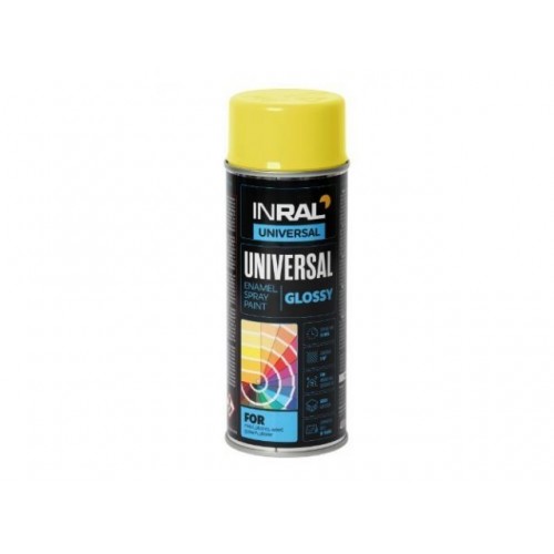 Эмаль аэрозольная универсальная желтый 1018 39 INRAL Universal Enamel 400 мл