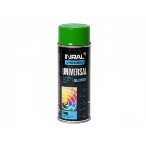 Эмаль аэрозольная универсальная зеленый 6029 35 INRAL Universal Enamel 400 мл