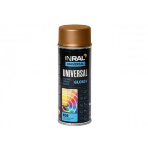 Эмаль аэрозольная универсальная медный металлик 8029 19 INRAL Universal Enamel 400 мл