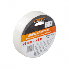 Лента малярная 25ммх25м STARTUL PROFI, белая