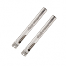 Коронка алмазная d 6 мм по стеклу и керамике 2 штуки GEPARD