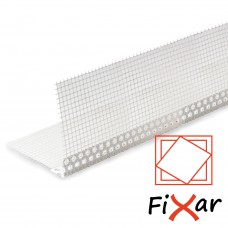 Профиль алюмин. угловой с сеткой Fixar 70х70*3000 мм