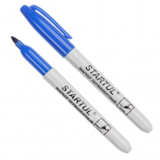 Маркер перманентный фетровый STARTUL Profi синий