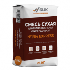 Универсальная сухая строительная смесь «БЦК» 1/64 EXPRESS 25 кг